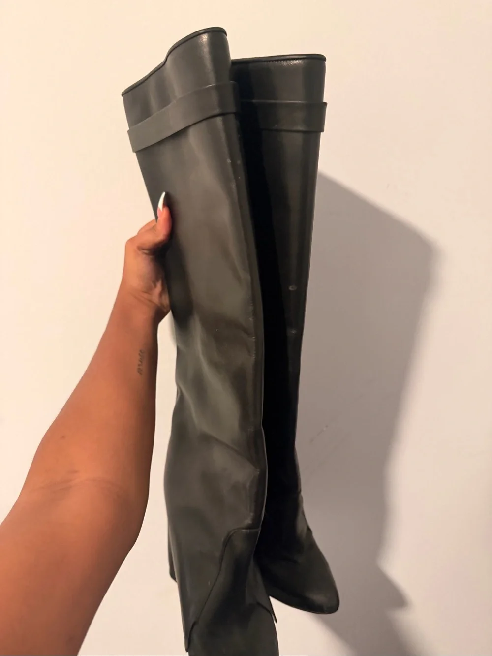 2012 Givenchy Layered Shaft Boots
